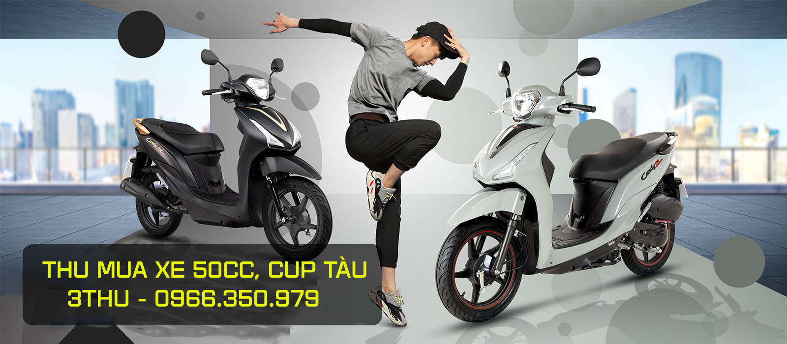 Thu mua xe máy 50cc, cup tàu