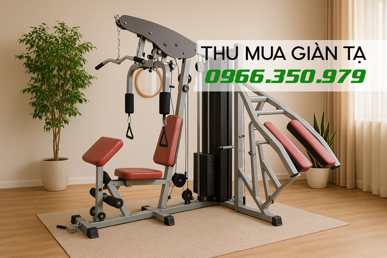 Thu mua giàn tạ đa năng cũ