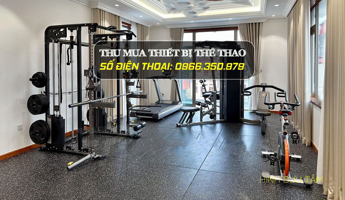 Thu mua máy tập, thiết bị tập, giàn tạ, máy chạy bộ