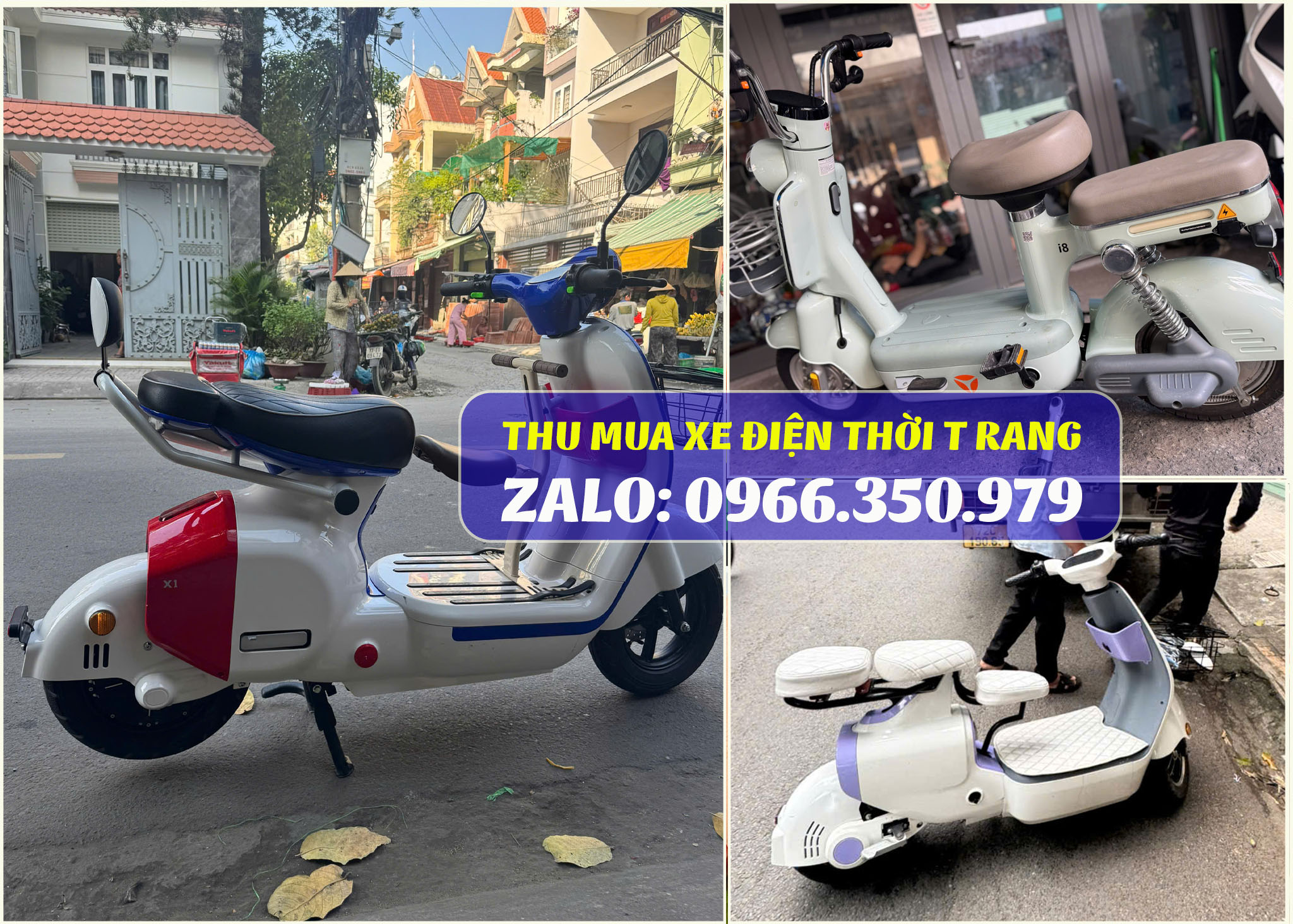 Thu mua xe điện cũ hỏng tại nhà