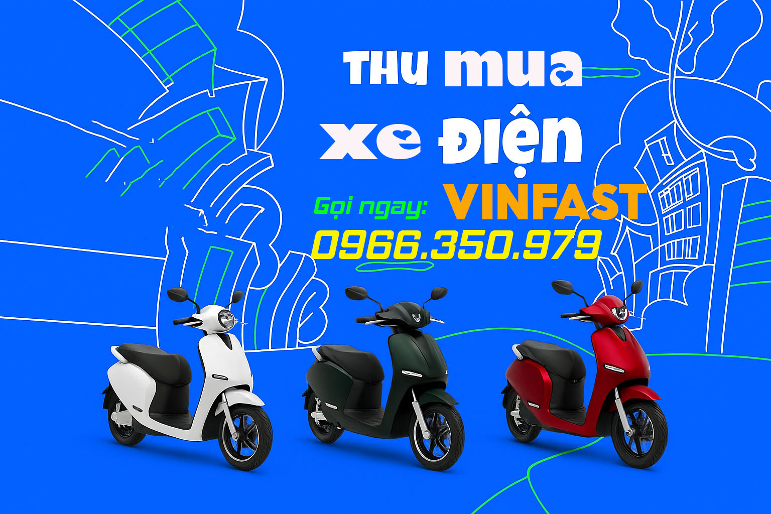 Thu mua xe máy điện VinFast