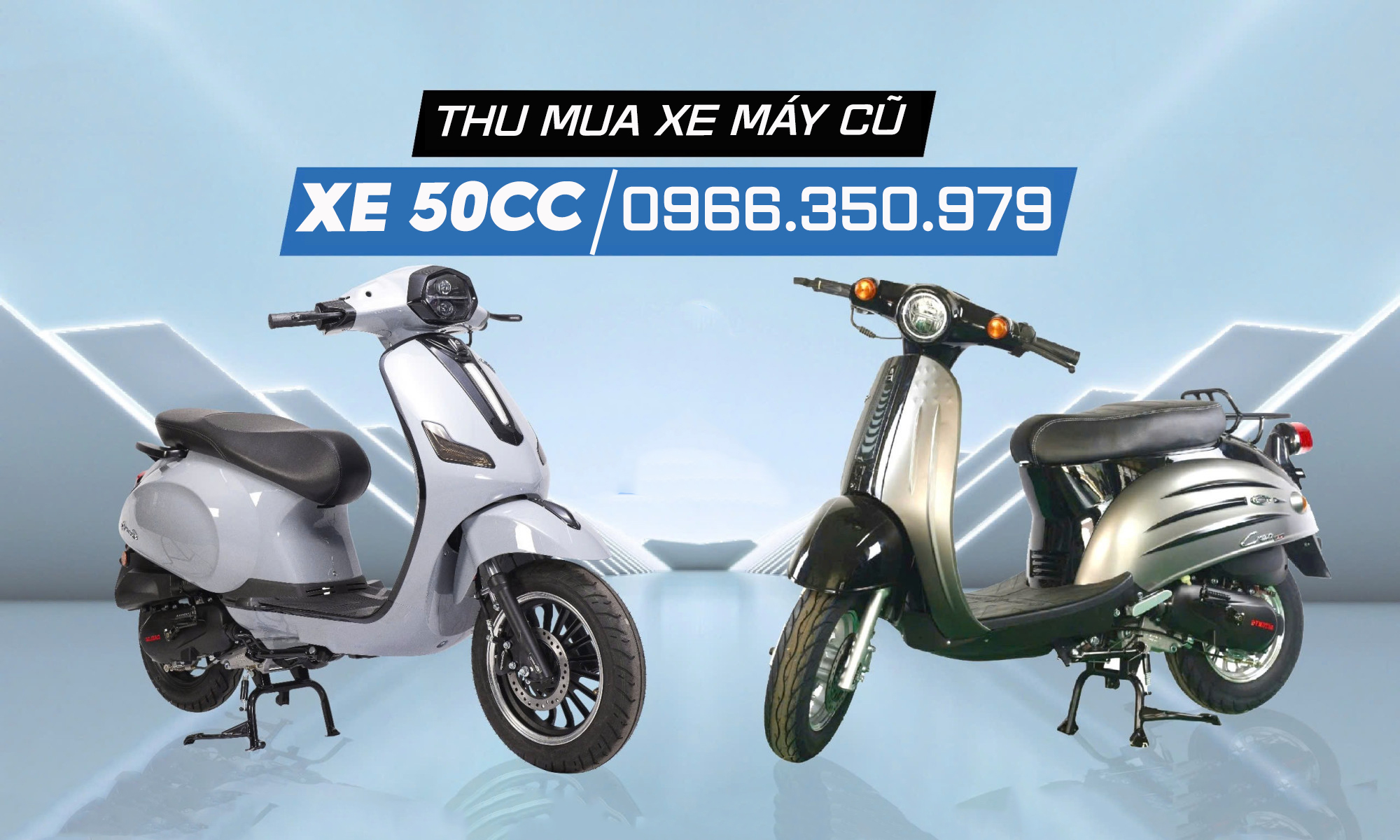Thu mua xe máy 50cc cũ hỏng
