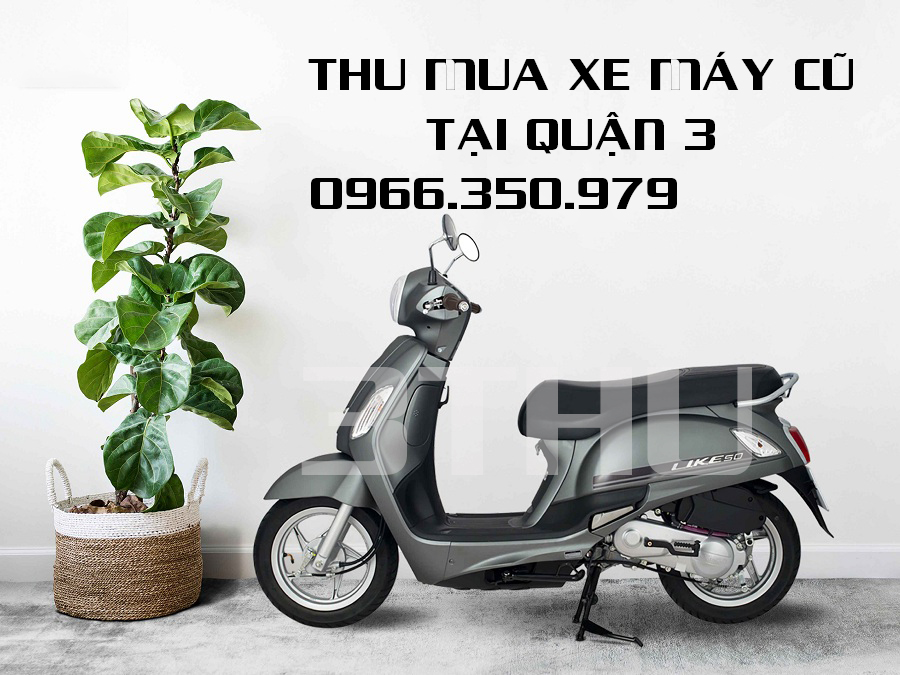 Thu mua xe máy cũ tại quận 3
