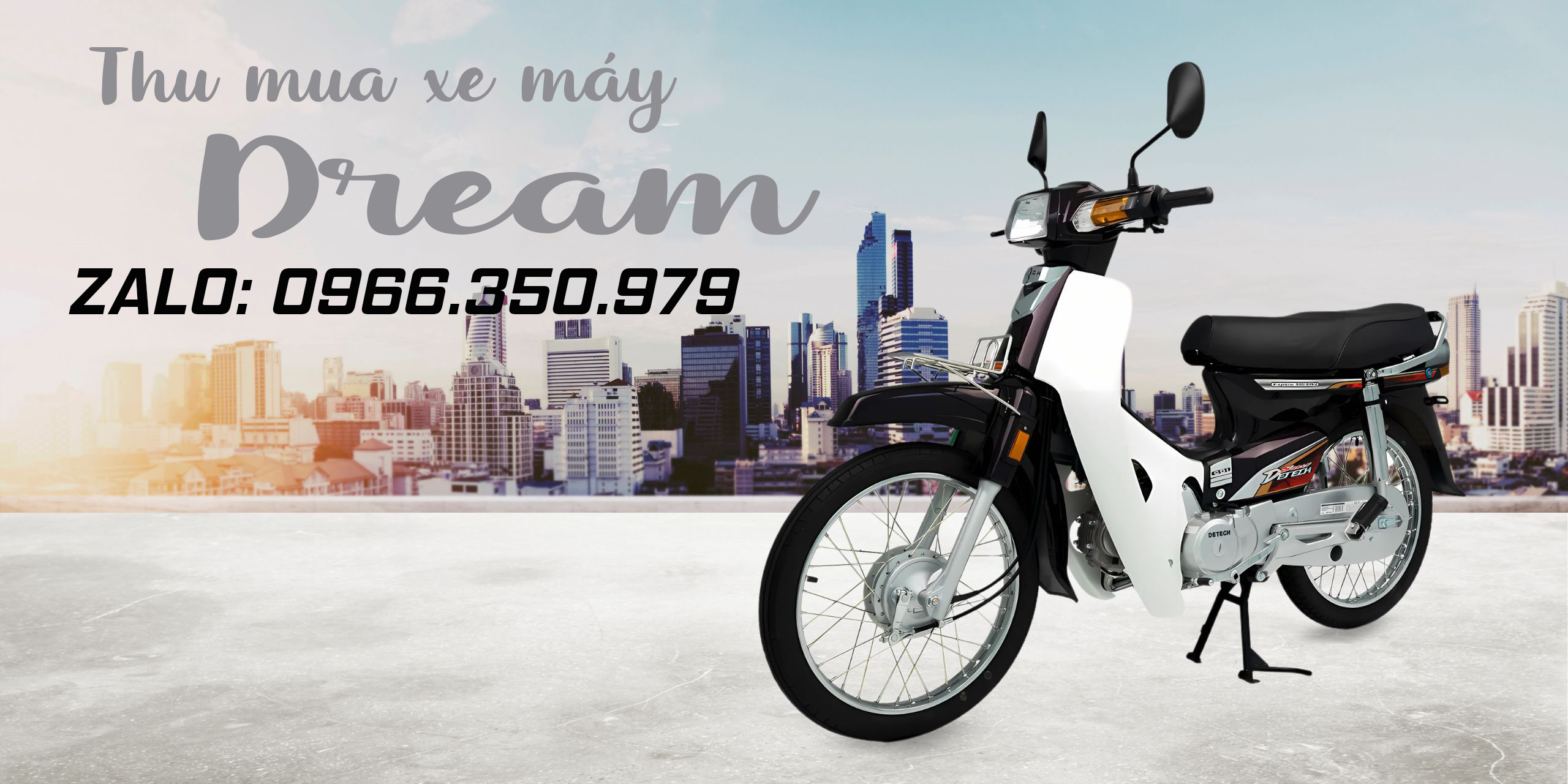 Thu mua xe máy Dream cũ hỏng